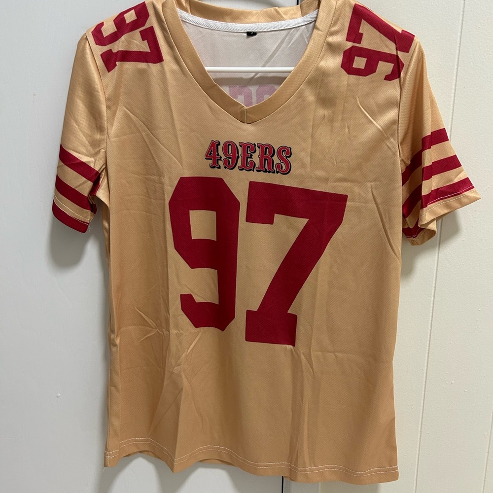 49ers Gold and Red Jersey